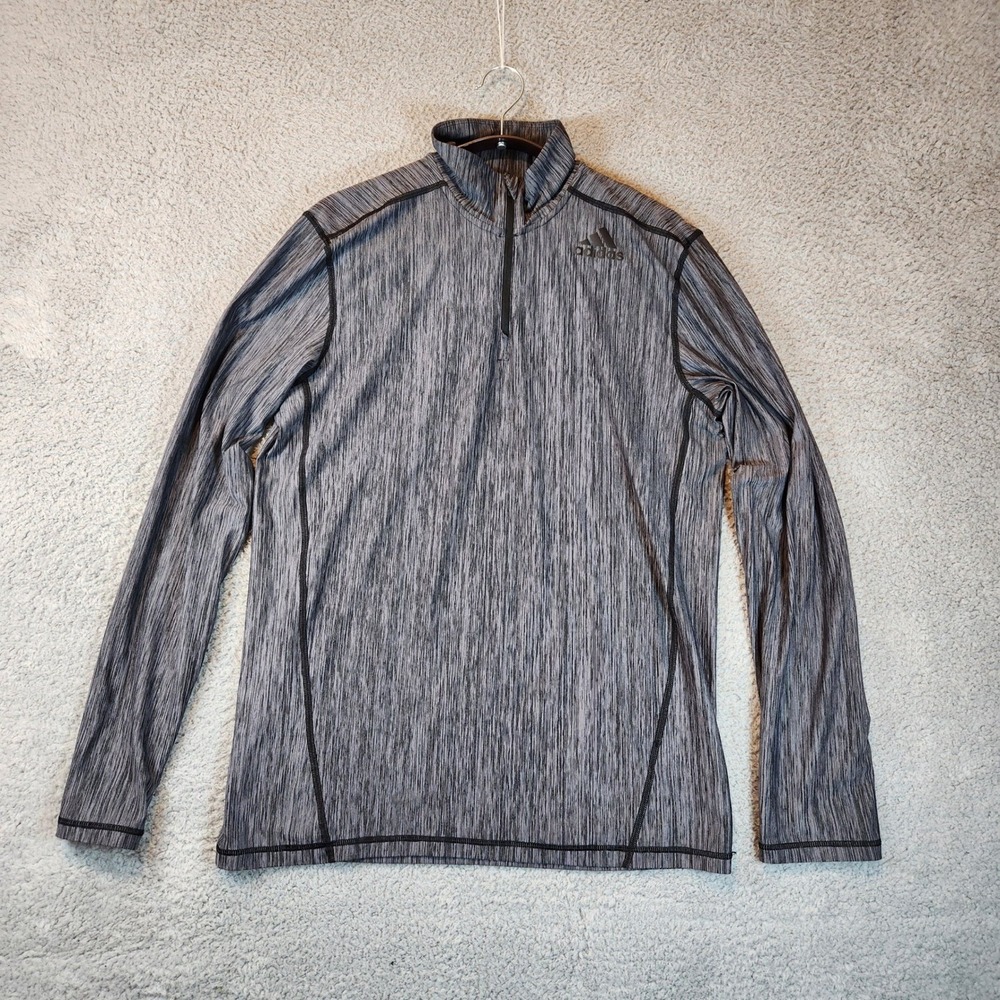 Adidas Climalite 1/4 Zip Long Sleeve Shirt Mens Medium Athleisure Streetwear